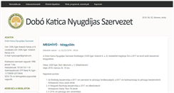 Desktop Screenshot of dobokatica.hu
